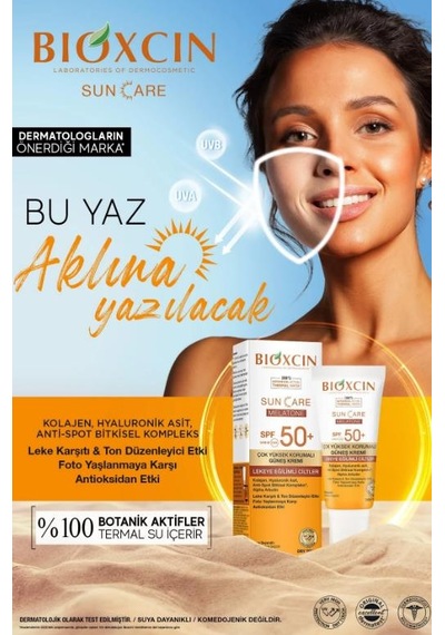 Bioxcin Sun Care Lekeye Eğilimli Ciltler İçin Güneş Kremi Spf50+ 50 Ml
