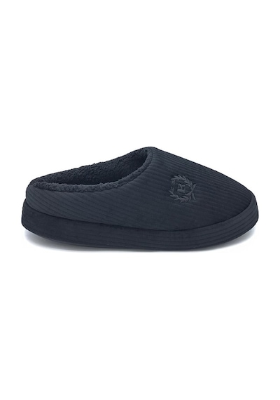 Shoemio Bogart Siyah Erkek Ev Terliği Siyah