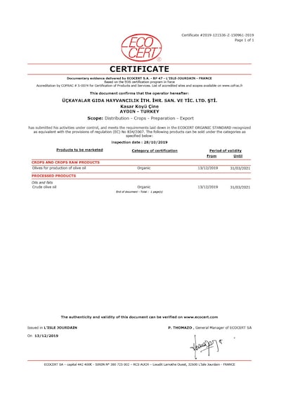 Oillives Soğuk Sıkım Naturel Sızma Zeytinyağı 5 Lt