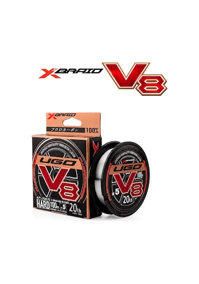Ygk X061 F-ugo V8 Hard Fc 100m Misina 2pe 0.235mm