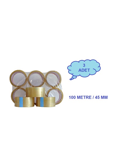 Koli Bandı 100 45 Mm 3 Adet Koli Bant