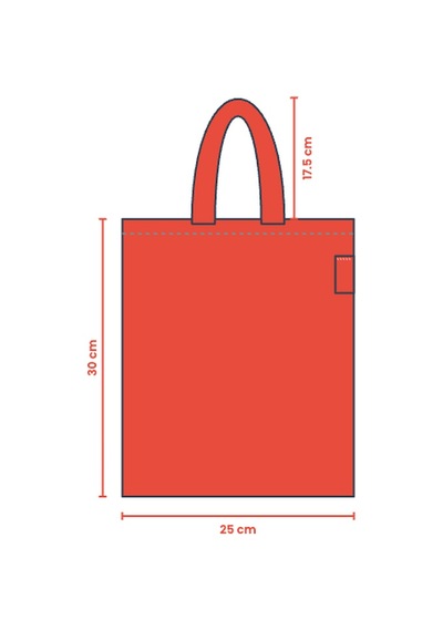 Baghashtag Mini Kırmızı Bez Çanta Diğer