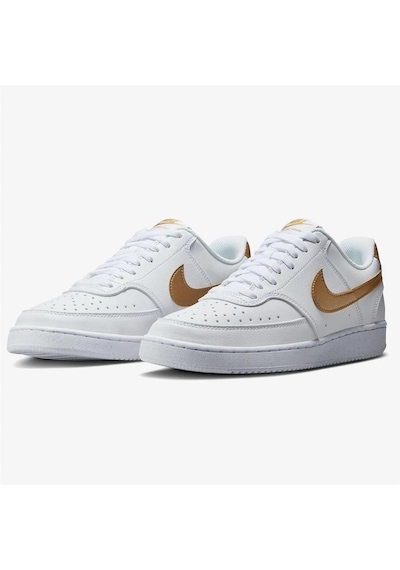 Nike Court Vision Lo Nn Kadın Sneaker Ayakkabı Beyaz Altın Beyaz Altın