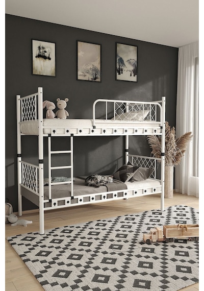 Argimo Metis Beyaz Metal Ranza Ve Karyola 90x200