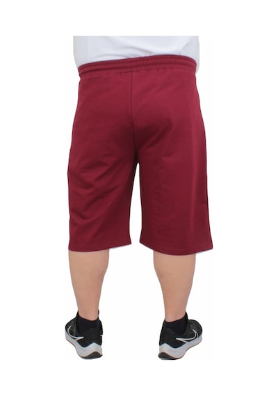 Moc Grande Mocgrande Erkek Büyük Beden Penye Şort Run Your City 24634 Bordo-Bordo
