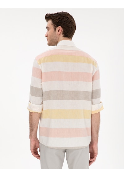 Pierre Cardin Erkek Haki Gömlek Desenli 50303448-vr027 Haki