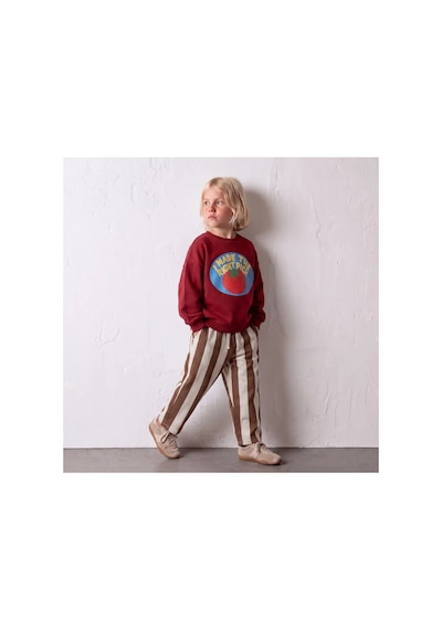 Poala Kids Tomato Çizgili Takım Çok Renkli