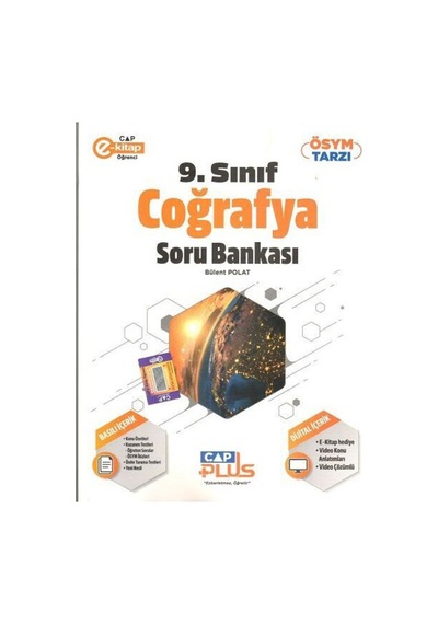 Çap Yayınları 9.Sınıf Anadolu Lisesi Coğrafya Soru Bankası