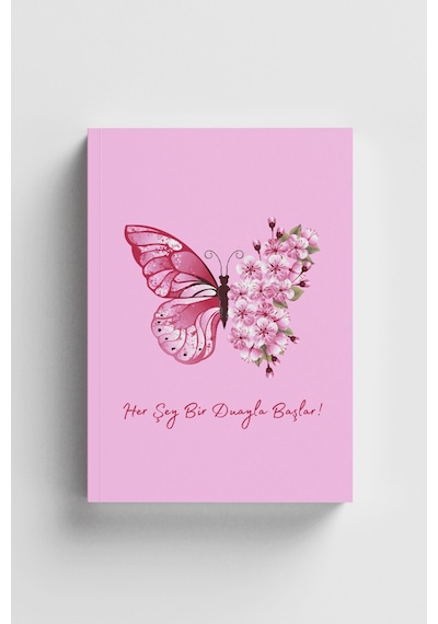 Her Şey Bir Duayla Başlar İslami Defter Ayet-hadisli Çok Renkli