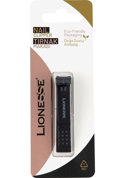 Lionesse 3516 Küçük Boy Tırnak Makası Siyah