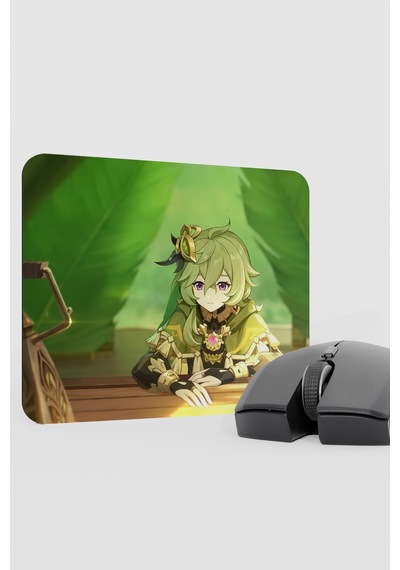 Collei Genshin Impact Anime Gacha V2 - 22x18 Gaming Mouse Pad Fare Altlığı