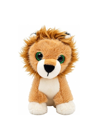 Yeşil Gözlü Aslan Peluş Oyuncak 25 Cm Çok Renkli