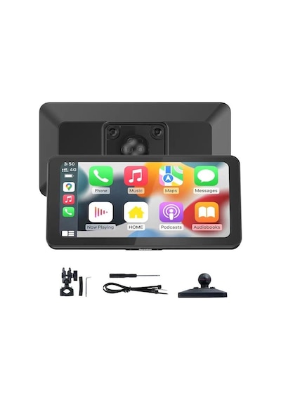 Trip Mate Ride Play 6 Motosiklet Carplay & Android Auto Siyah