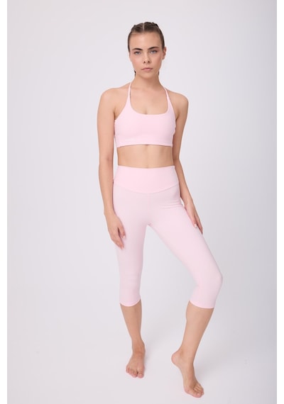 Hıghrıse Comfortflex Yüksek Bel Kapri Spor & Aktif Yaşam Taytı-2785 Pembe