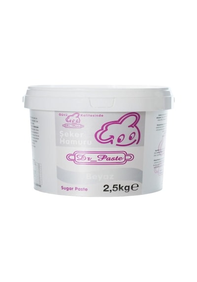 Dr Paste Şeker Hamuru 2,5 Kg - Beyaz