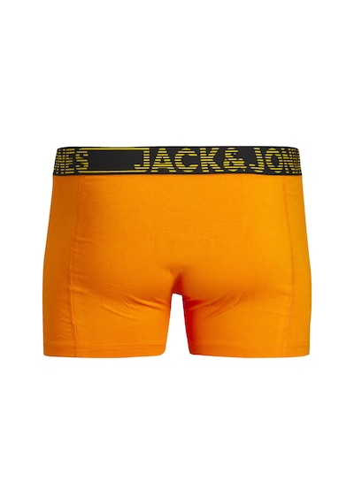 Jack & Jones Erkek Renkli Logolu 3'Lü Boxer Paketi - Bill 12255821 Electric Blue Lemonade Lacivert