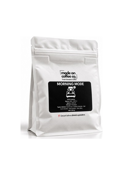 Morning Mode Etiyopya Filtre Ve Espresso Kahve 200 Gr %100 Arabica Natural İşleme - Espresso Makinesi İçin Öğütülmüş