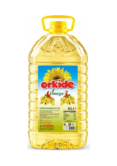Orkide Omega3 Bitkisel Karışım Yağ 5 Lt Pet 5 L