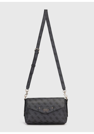 Guess Brenton Eco Kadın Omuz Çantası Hwebg839019 Siyah