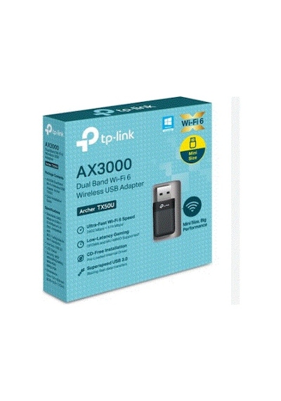 Tp-lınk Archer Tx50u Ax3000 Usb Nano Kablosuz Adaptör