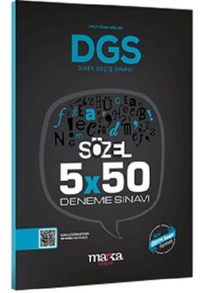 DGS Sözel 5x50 Deneme- Marka Yayınları