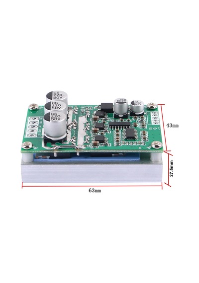 DC 12V 36V 15A 500W Fırçasız Motor Sürücü Soğutucu Pwm Bldc Hız Kontrol Kartı İleri Geri Yön Kontro