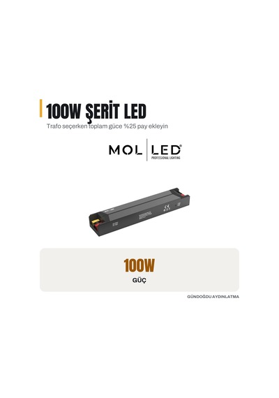 Molled M-power Serisi 100w 24v Slim Led Driver - Mol2617