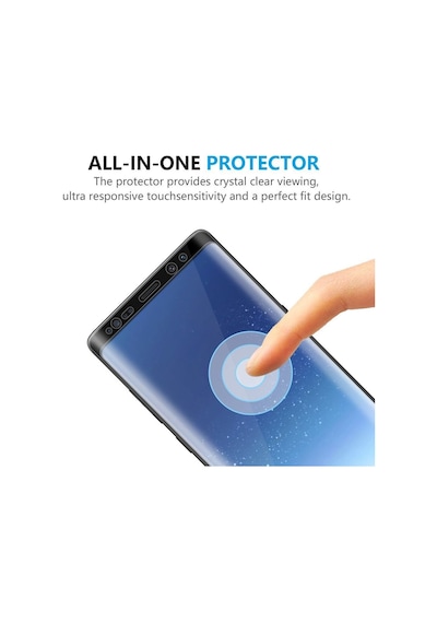 Buff Galaxy Note 8 İle Uyumlu 5d İle Uyumlu Glass Ekran Koruyucu
