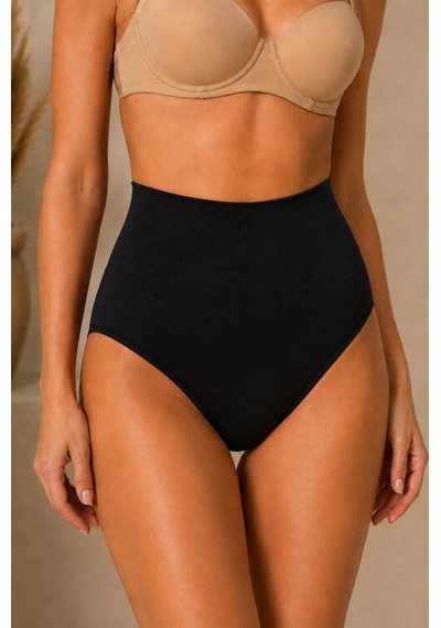 Fit Women Kadın Yüksek Bel Esnek Siyah Külot