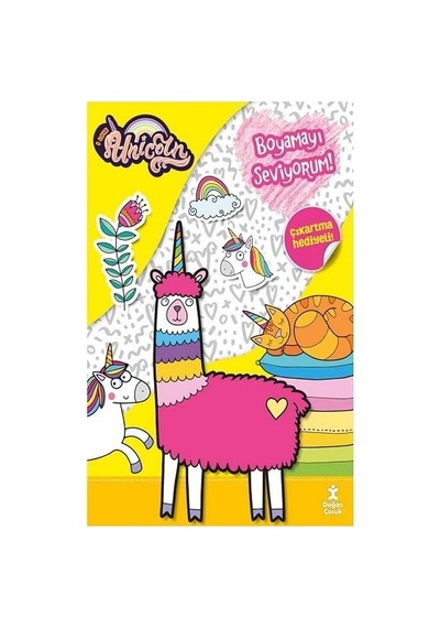 I Love Unicorn Boyamayı Seviyorum