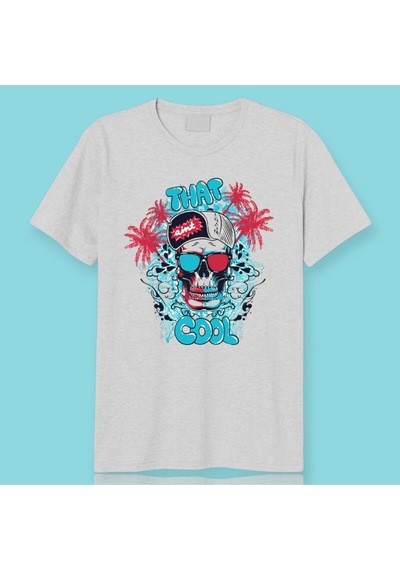 Panda Baskı Tekstil That Cool Baskılı T-shirt Beyaz