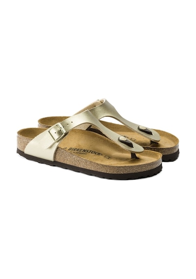 Birkenstock 1016108 Gizeh Mantar Kadın Terlik Altın-Altın