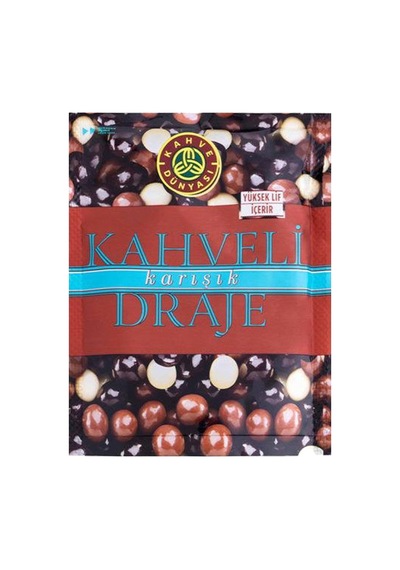 Kahve Dünyası Draje 60 Gr Kahve-fıstık-fındıklı 6 Li Karma Paket