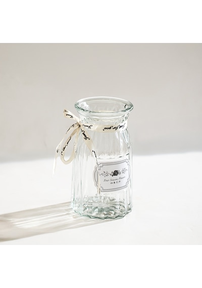 Porsima Dhz90220 Dekoratif Cam Vazo Şeffaf 14cm-400ml
