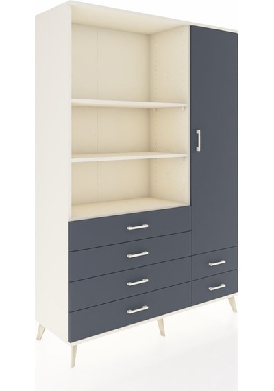Hyperion Dolap 7 Raflı 6 Çekmeceli Tek Kapaklı 132x44x195 Aytaşı-antrasit/antrasit Antrasıt/antrasıt Hyperion Dolap 7 Raflı 6 Çekmeceli Tek Kapaklı 132x44x195 Aytaşı-antrasit/antrasit Antrasıt/antrasıt