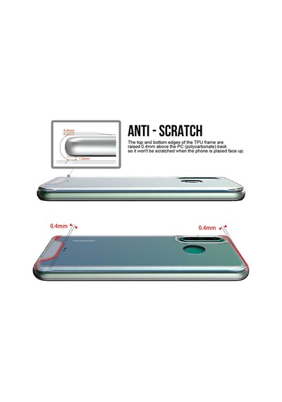 Huawei P30 Lite Kilif Seffaf Sararmaz Gard Silikon 392476705