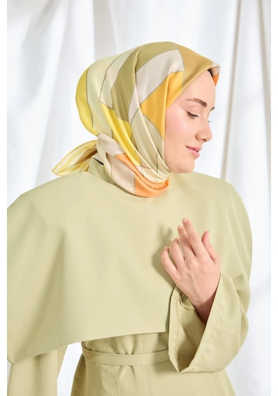 Silk Home %100 Twill İpek Eşarp S543 Sarı