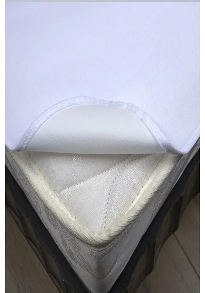 Mycey Sıvı Geçirmez Micro Alez 150x200 Cm Çift Kişilik Yatak Koruyucu Beyaz