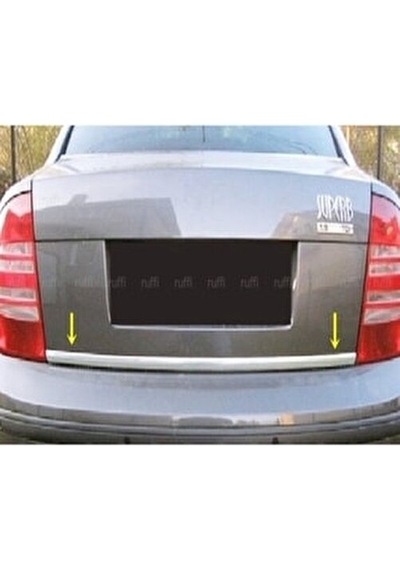 Skoda Superb Krom Bagaj Alt Çıtası 2001-2008 Arası PaslanmazÇelik