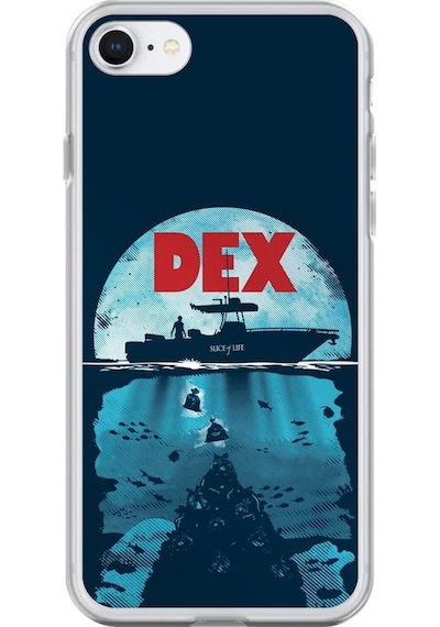 Apple Uyumlu iPhone 6 Plus Şeffaf Kılıf Dexter Tasarımlı