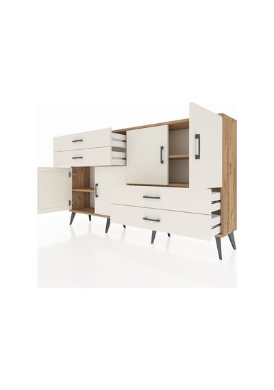 Arges Konsol 3 Raflı 4 Çekmeceli 4 Kapaklı 176x30x99 Çam-aytaşı Aytası/aytası - Atlas Çam Arges Konsol 3 Raflı 4 Çekmeceli 4 Kapaklı 176x30x99 Çam-aytaşı Aytası/aytası - Atlas Çam