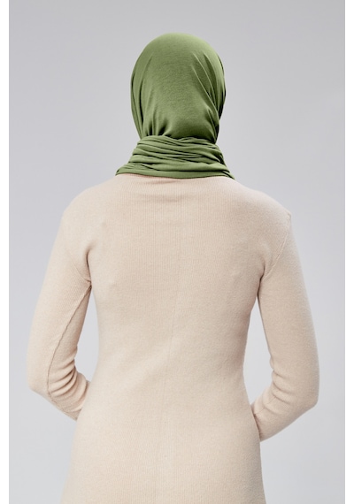 Sonbaharmoda Kadın Tesettür Luxury Penye Şal Kaymaz, Yumuşak, Dört Mevsim Kullanım Şal Fıstık Yeşili