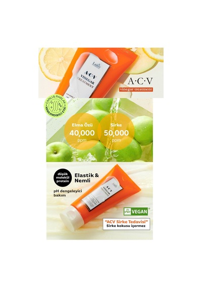 Lador Saç Derisini Canlandıran ve Parlaklaştıran Sirke Özlü Saç Kremi LADOR ACV Vinegar Treatment 150ML