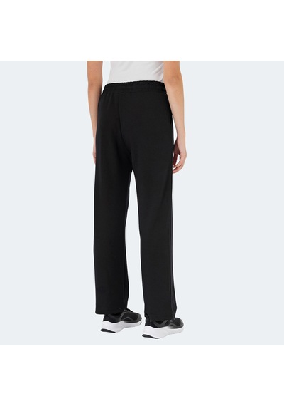 Slazenger VERSUS Kadın Cepli Bol Paça Siyah Eşofman Altı