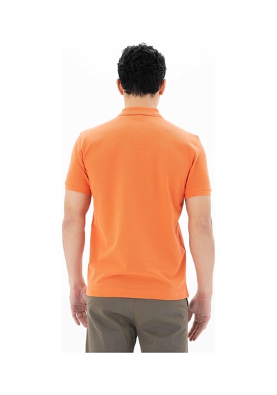 AR-MA Arma Erkek %100 Pamuk Basic Polo Yaka Regular Fit T-shirt Y25374351201 Pembe