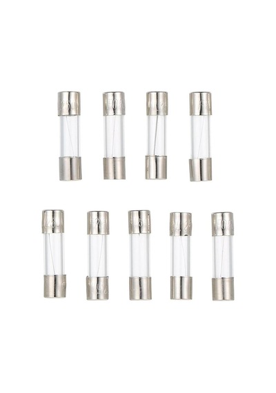 Electroon 6x30mm Büyük Cam Sigorta 72adet 9 Çeşit Kutulu Set
