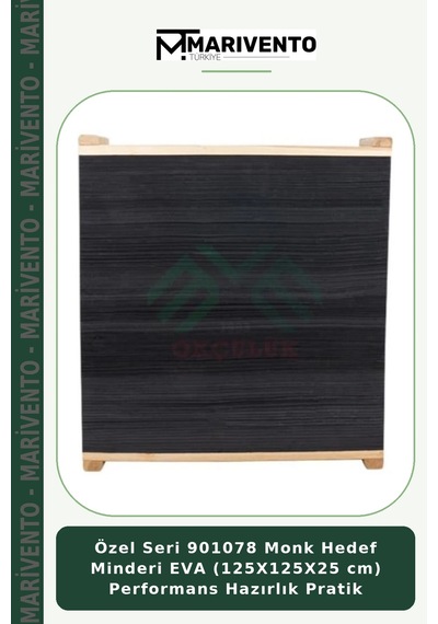 Özel Seri 901078 Monk Hedef Minderi Eva 125x125x25 Cm Performans Hazırlık Pratik Çok Renkli