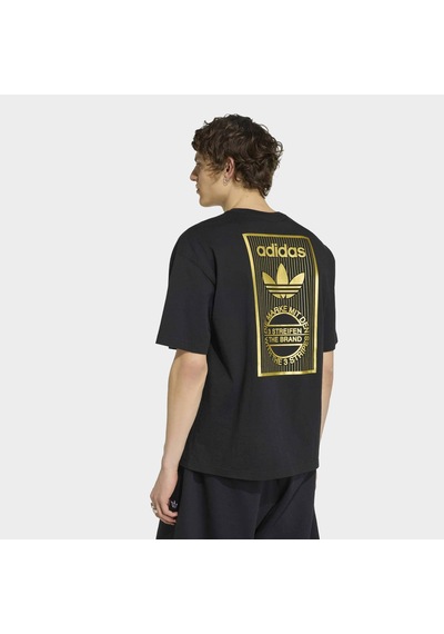 Adidas Varsity Golden Tongue Erkek Siyah Tişört Ib7076