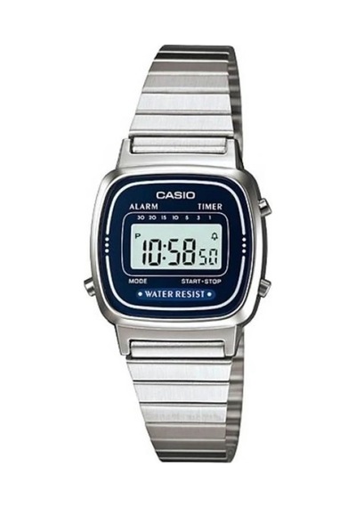 Casıo La670wa-2df Retro Kadın Kol Saati Gri