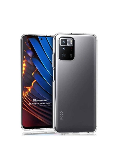 Xiaomi Poco X3 Gt İçin Kılıf Transparent Soft Beyaz Poco X3 Gt İle Uyumlu Kılıf - Şeffaf Diğer